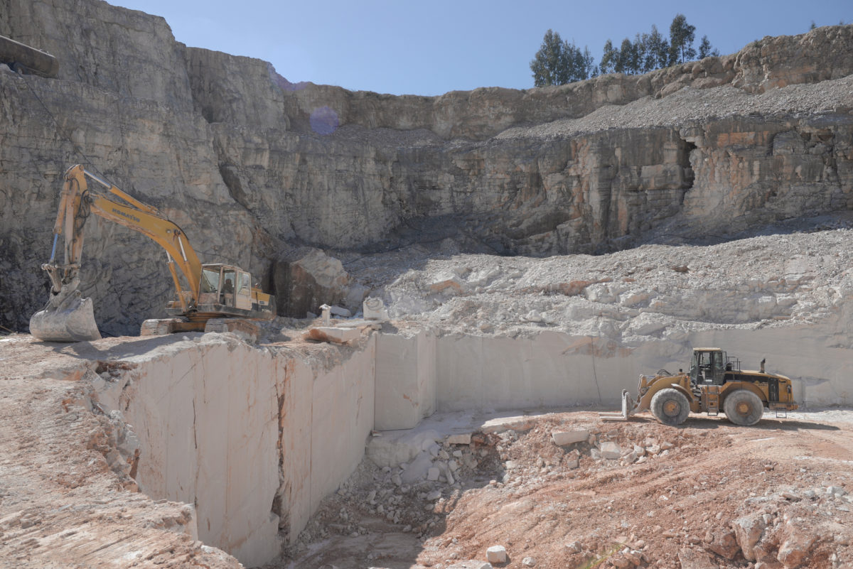 Pedreira de pedra calcária