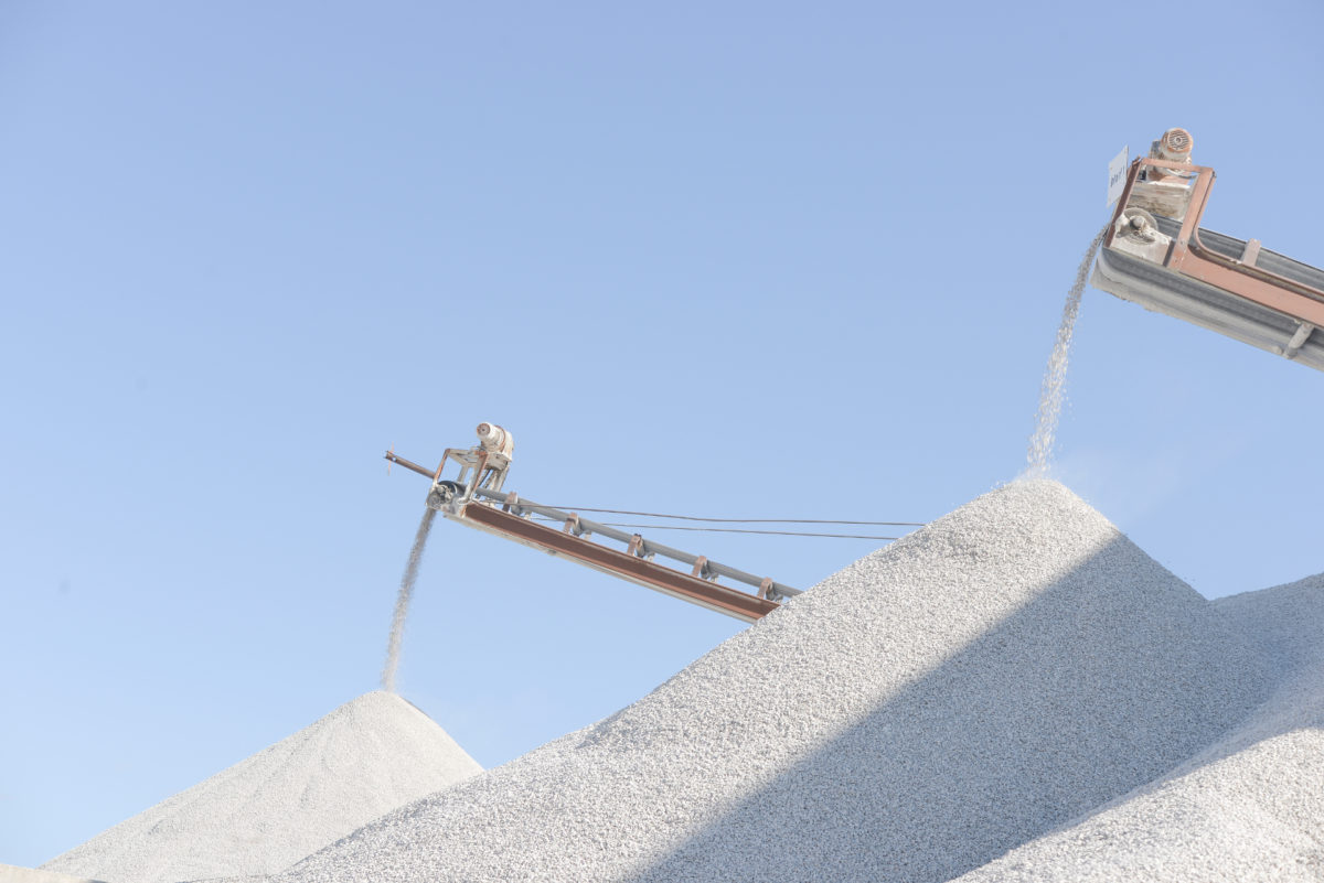 Produção de britas